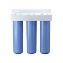 Pentek BBFS-222 Three Big Blue 20 Inch Housing Filter System 1 Inch NPT